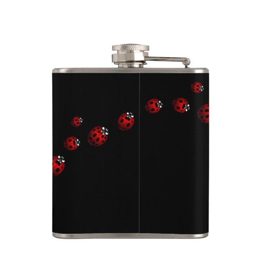 Flacon d'art Ladybug personnalisé Lot de boisson (Dos)