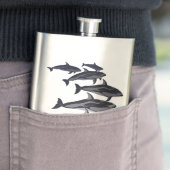 Flacon dauphin personnalisé Flacon dauphin d'art à (En situation)