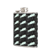 flacon de baleines blanches souriantes (Gauche)