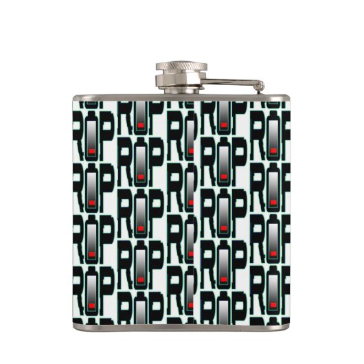 Flacon de batterie RIP enveloppé de vinyle (Dos)