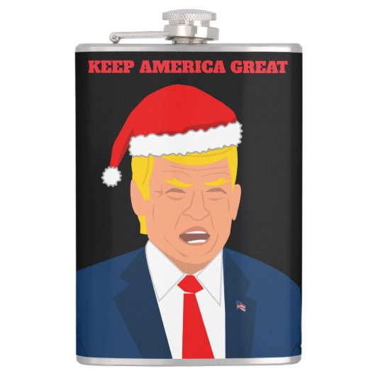 Flacon de boisson de Noël Trump - Keep America Gre (Devant)
