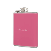 Flacon de boisson emballée en vinyle rose (Gauche)