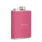 Flacon de boisson emballée en vinyle rose (Droite)