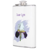 Flacon de boisson Iris Violet et Blanc (Gauche)