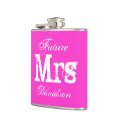 Flacon de boisson mariage rose personnalisée pour (Gauche)