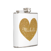 Flacon de boisson personnalisé avec coeur parties (Droite)