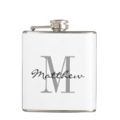Flacon de boisson pour mariée monogramme personnal (Devant)