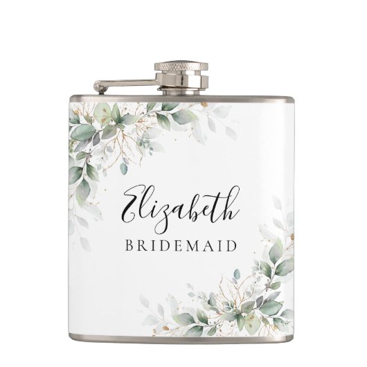Flacon de Bridal Shower Eucalyptus Gold (Devant)