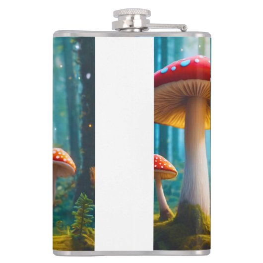 Flacon de champignons moelleux vinyle enveloppé (Dos)