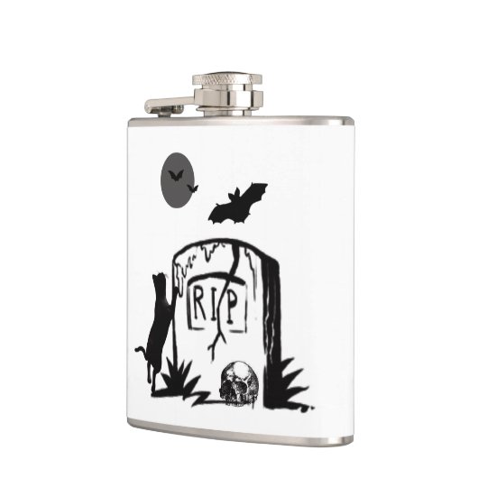 Flacon de chat noir en jeu (Gauche)