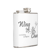 Flacon de Chun d'aile (noir sur le blanc) (Droite)