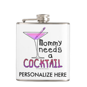 FLACON de COCKTAIL - la maman a besoin d'un