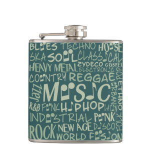 Flacon de collage Word des genres musicaux