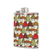 Flacon de conception de champignons colorés (Gauche)