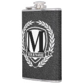 Flacon de conception de monogramme Laurel (Gauche)
