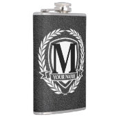 Flacon de conception de monogramme Laurel (Droite)