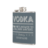 Flacon de couleur personnalisé VODKA (Gauche)