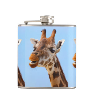 Flacon de coutume de portrait de girafe