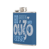 Flacon de coutume d'OUZO (Gauche)