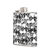 Flacon de crânes en métal (Gauche)