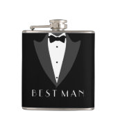 Flacon de Cravate de fond et de fond noir (Devant)