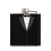 Flacon de Cravate de fond et de fond noir (Dos)