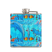 flacon de dauphins riant (Dos)