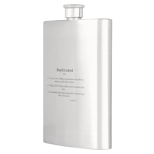 Flacon de définition amusant de copain (Gauche)