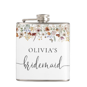 Flacon de douche de mariage Tiny Wildflower