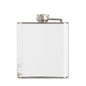 Flacon de douche de mariée à verdure rose pâle (Dos)