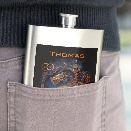 Flacon de dragon Abstrait (En situation)