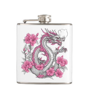 Flacon de dragon de fleurs
