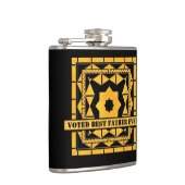 Flacon de Fête des pères Ocher noir personnalisé (Droite)