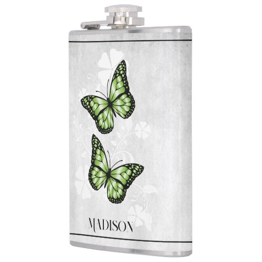 Flacon de fleurs de papillon vert (Gauche)