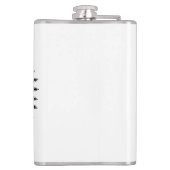 Flacon de géométrie sacrée mandala tribal complexe (Dos)