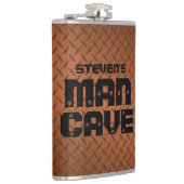 Flacon de grotte homme personnalisé - Plaque de di (Droite)