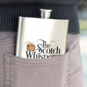 Flacon de hanche à whisky écossais (En situation)