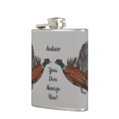 Flacon de hanche de faisan en vol (Gauche)