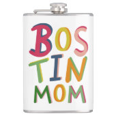 Flacon de hanche de la mère bostine personnalisée (Devant)