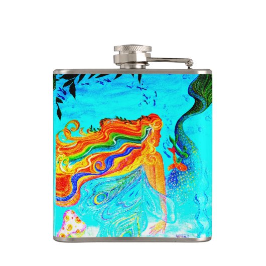 flacon de hanche de sirène de cheveux (Dos)