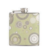 Flacon de hanche des cercles modernes - Couleurs n (Devant)