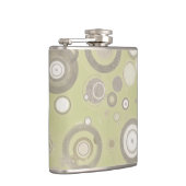 Flacon de hanche des cercles modernes - Couleurs n (Droite)