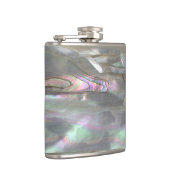 Flacon de hanche imprimé par ormeau rouge NACRÉ (Droite)