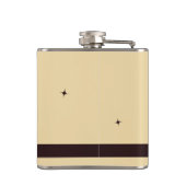 Flacon de hanche Vintage rétros (Dos)