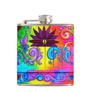 flacon de hippie des années 70