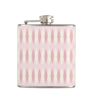 Flacon de Jacquard rose moderne du milieu du sièc