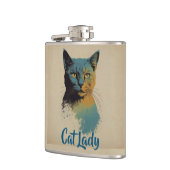 Flacon de la dame du chat (Gauche)