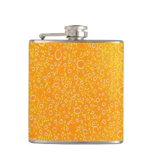 Flacon de la hanche à bière colorée