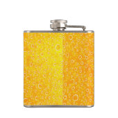 Flacon de la hanche à bière colorée (Dos)