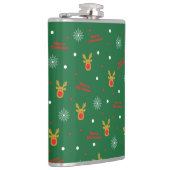 Flacon de la hanche motif de Noël (Droite)